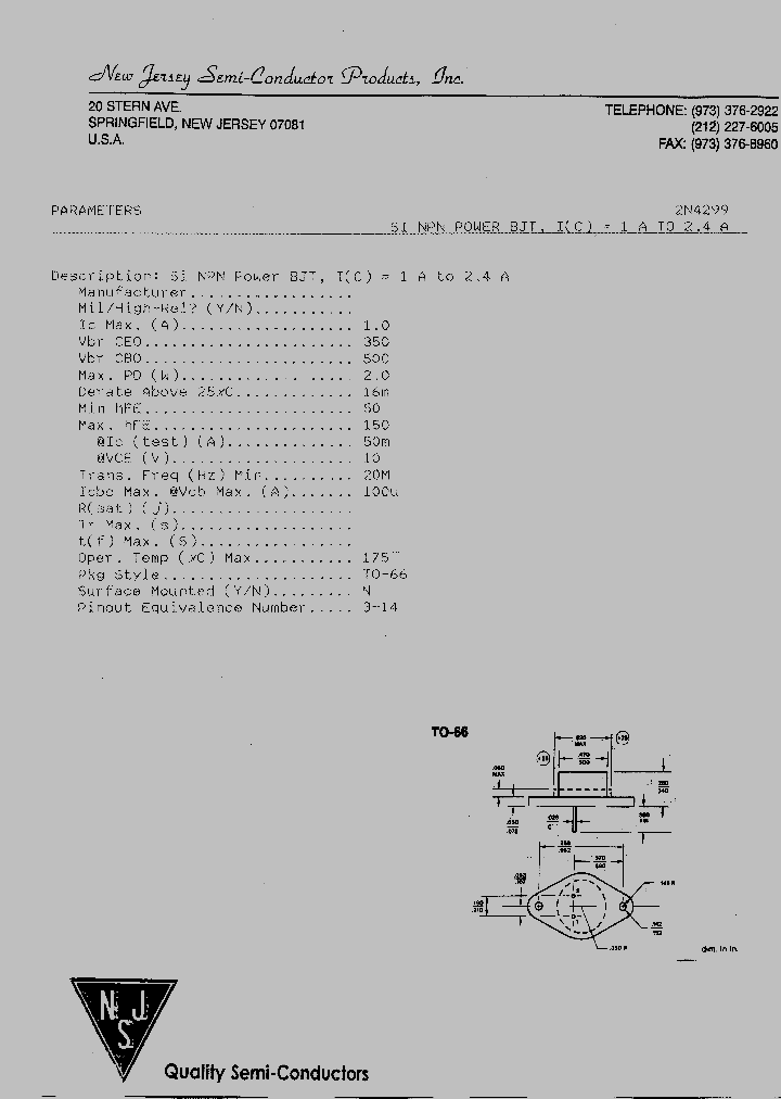 2N4299_5428981.PDF Datasheet