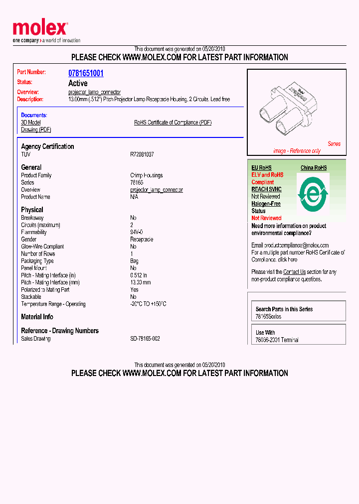 78165-1001_5451468.PDF Datasheet