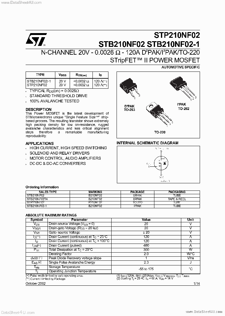 STB210NF02_5476089.PDF Datasheet