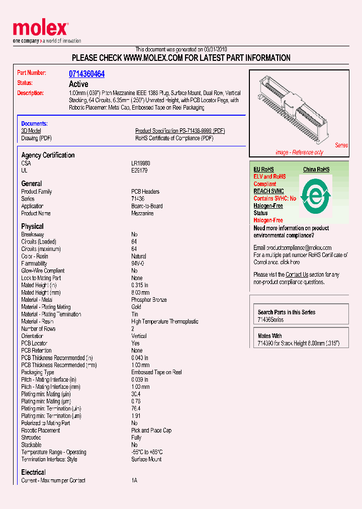 71436-0464_5539866.PDF Datasheet