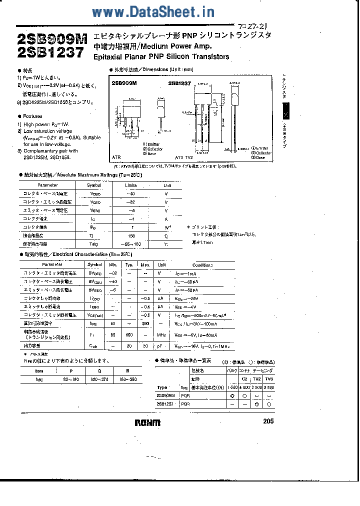 2SB909M_5542825.PDF Datasheet