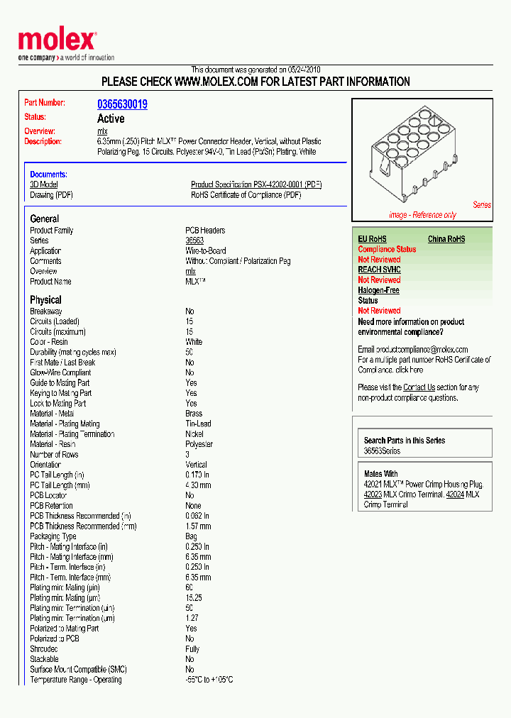 36563-0019_5618915.PDF Datasheet