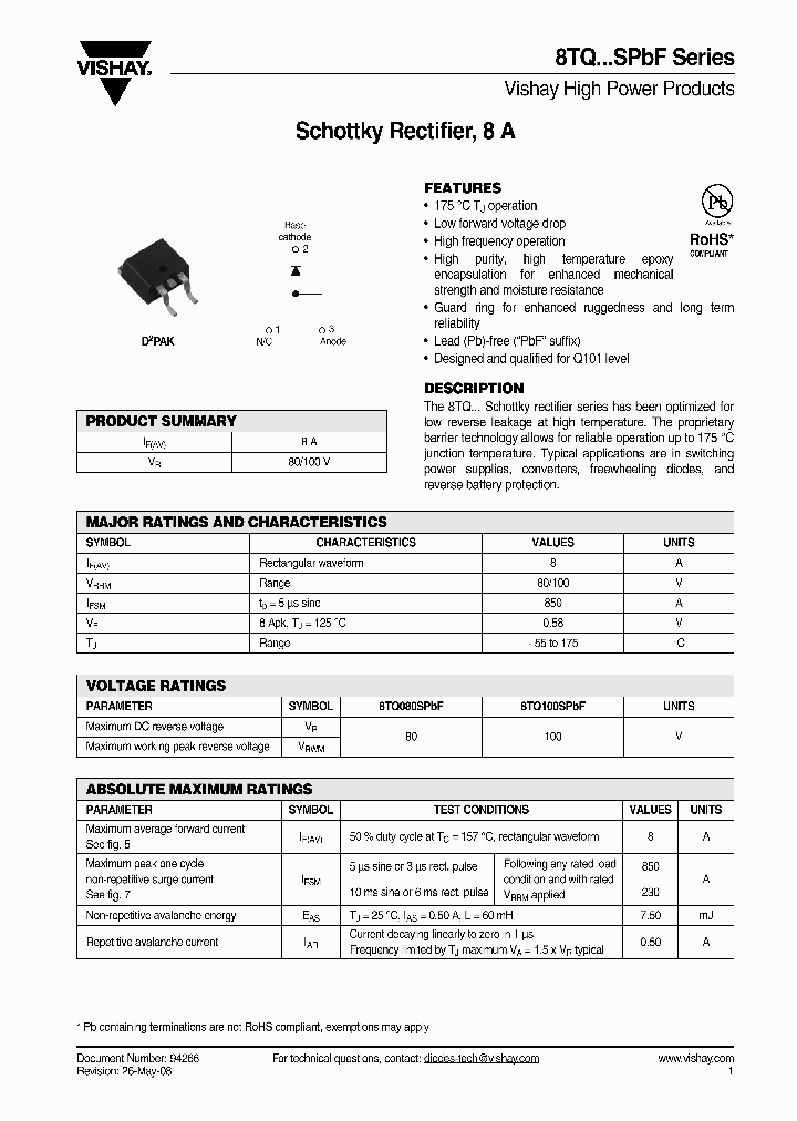 8TQ080STRLPBF_5641558.PDF Datasheet