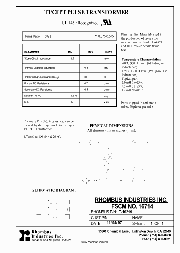 T-10219_5782138.PDF Datasheet