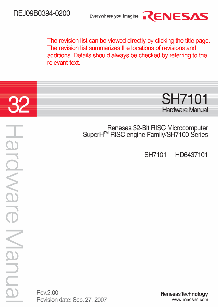 SH7101_5840040.PDF Datasheet