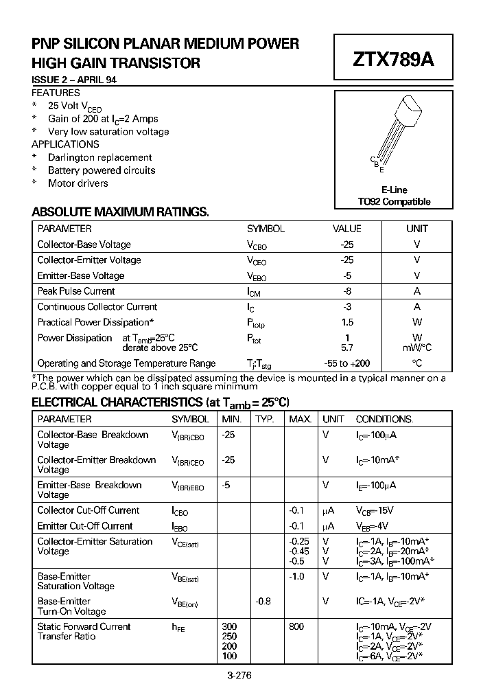 ZTX789A_5877975.PDF Datasheet