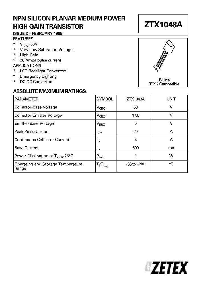 ZTX1048A_5943858.PDF Datasheet