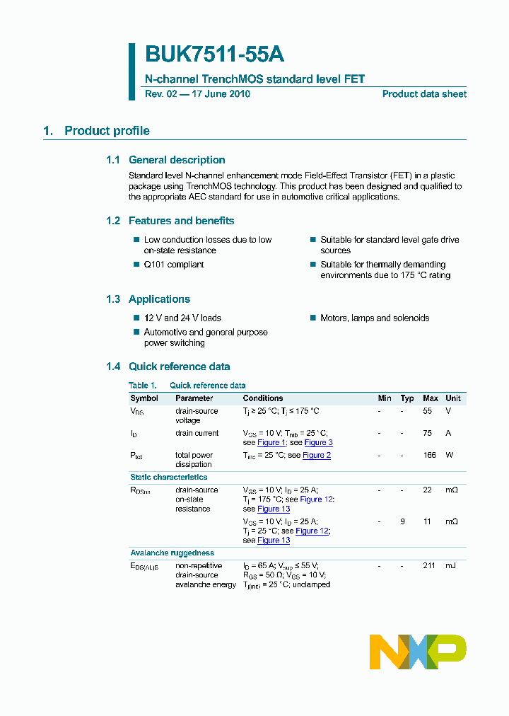 BUK7511-55A_6030922.PDF Datasheet