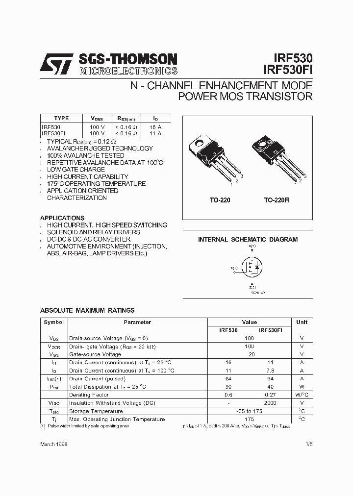 IRF530_6031652.PDF Datasheet