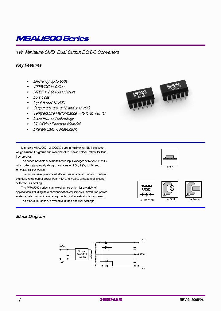 MSAU200_6072400.PDF Datasheet