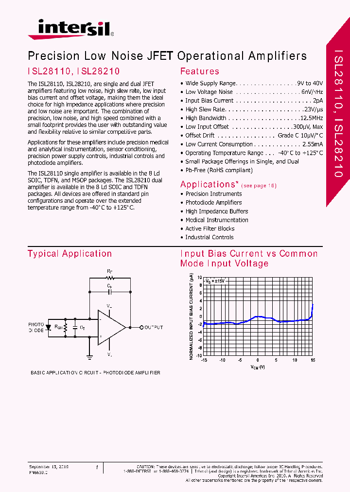 ISL28210FBZ_6306570.PDF Datasheet