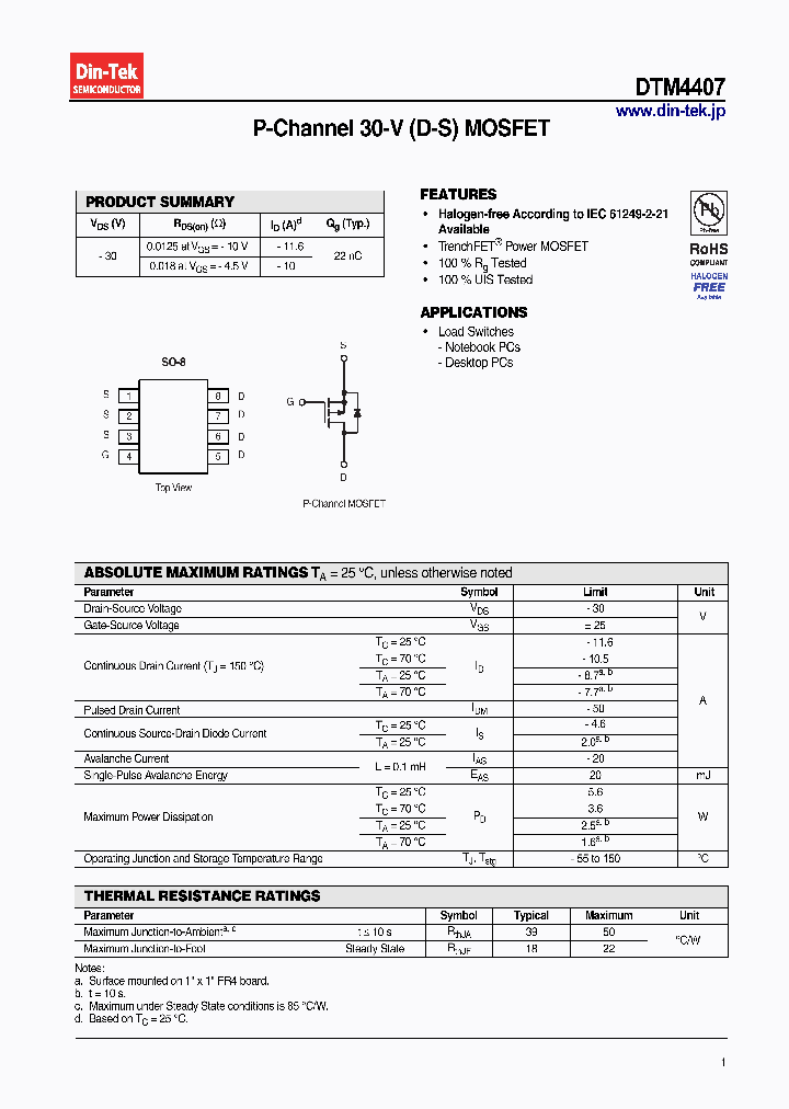 DTM4407_6497831.PDF Datasheet