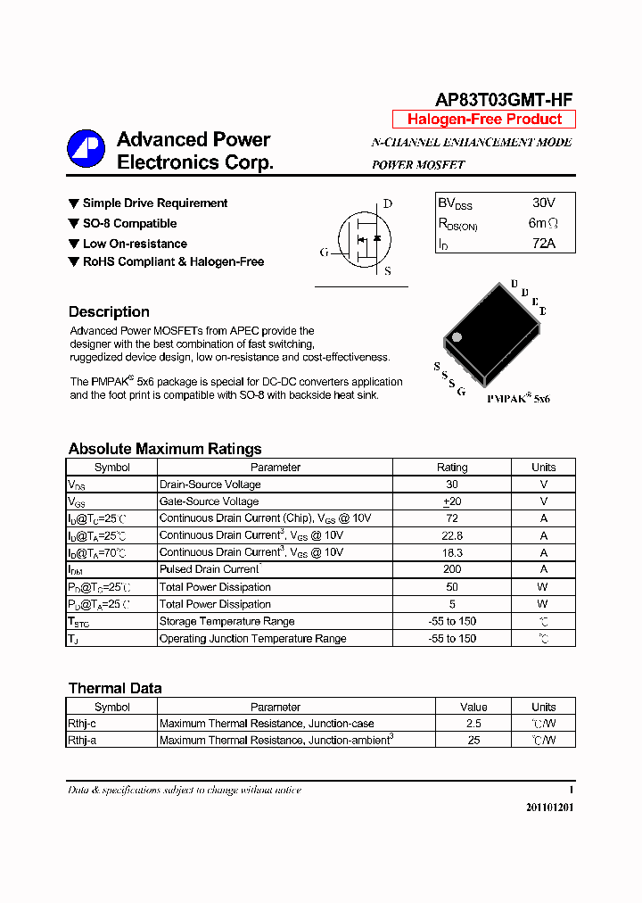 AP83T03GMT-HF_6507268.PDF Datasheet