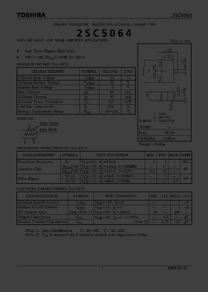 2SC5064O_6513564.PDF Datasheet