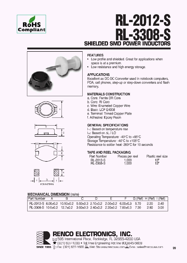 RENCOELECTRONICSINC-RL-2012-S-221K_6679613.PDF Datasheet