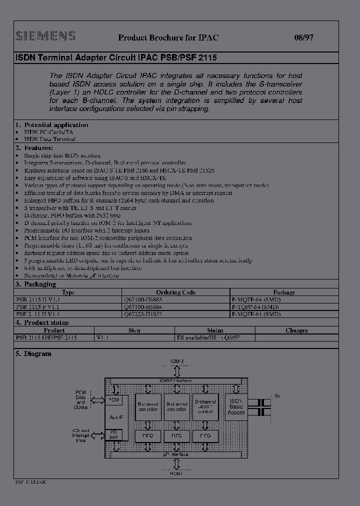 PSB2115FV11_6699380.PDF Datasheet