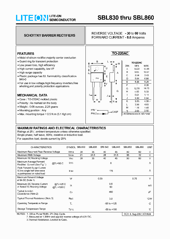 SBL850_6713610.PDF Datasheet