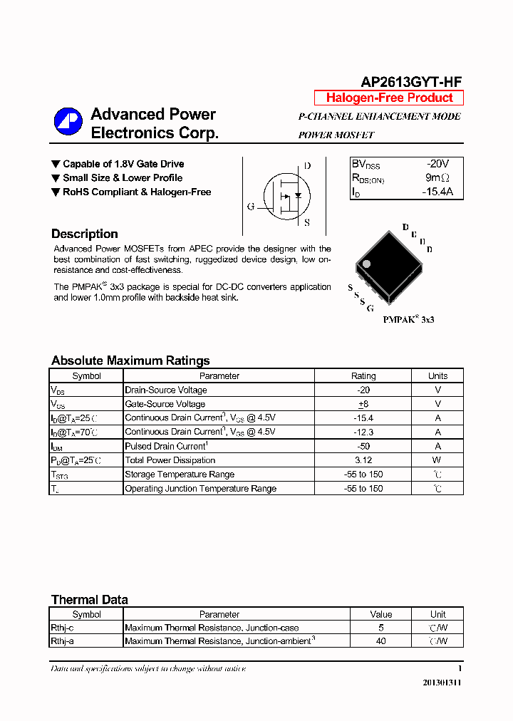 AP2613GYT-HF_6934500.PDF Datasheet