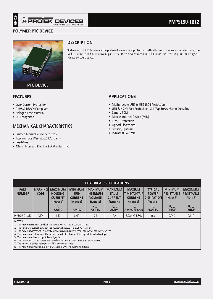 PMPS150-1812_6954515.PDF Datasheet