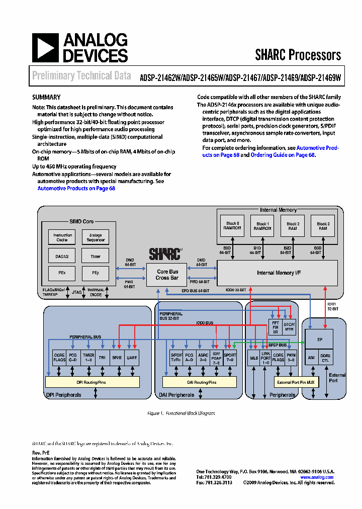 ADSP-21462BBCZ-ENG_6900056.PDF Datasheet