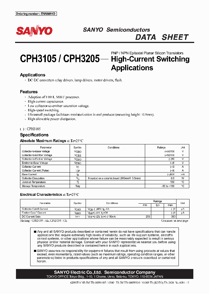 ECH8619-TL-E_6957771.PDF Datasheet