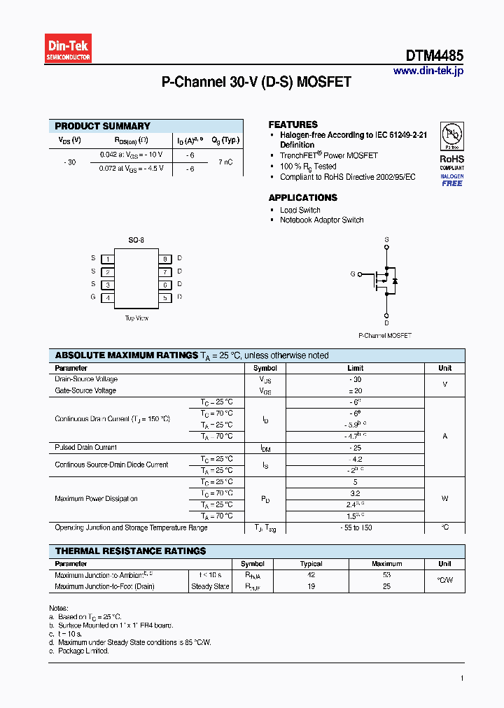 DTM4485_6987633.PDF Datasheet