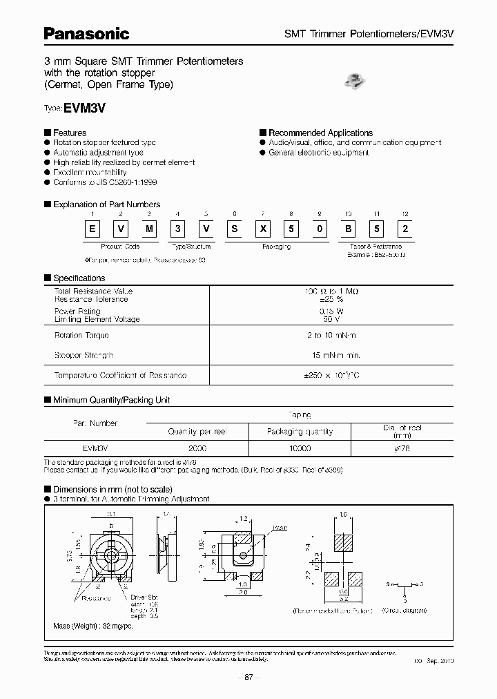 EVM-3VSX50B14_7013546.PDF Datasheet