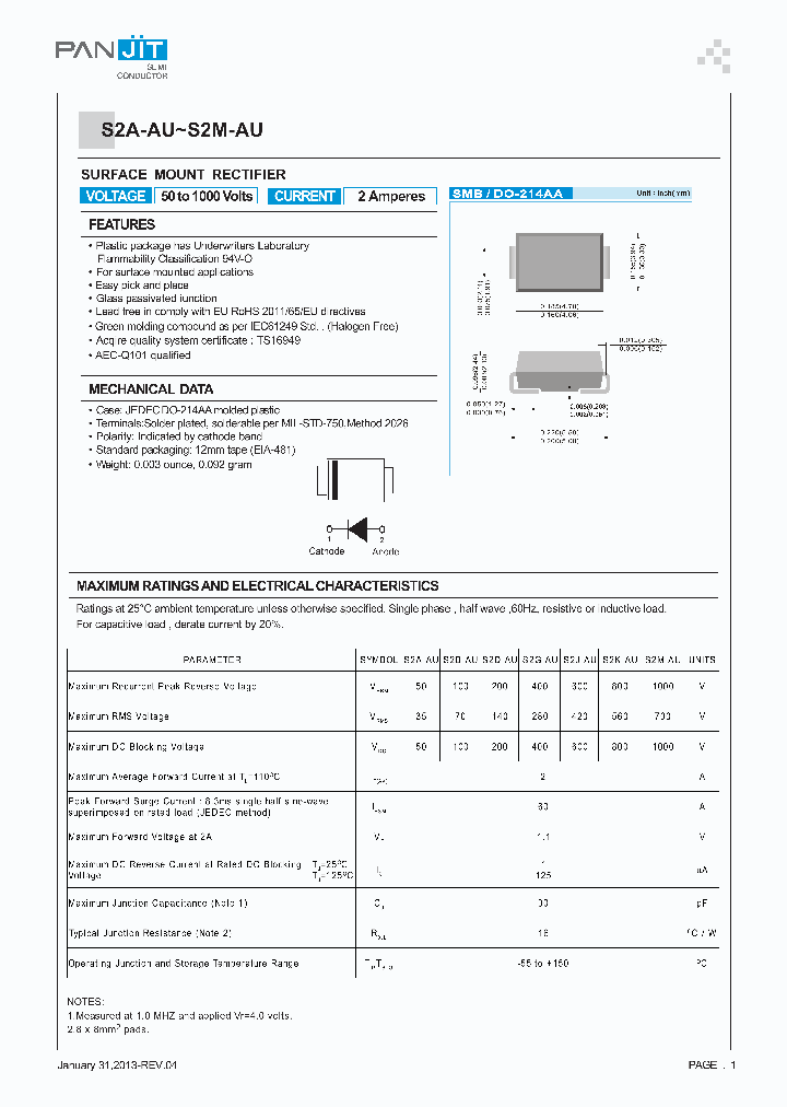 S2A-AU_7035244.PDF Datasheet