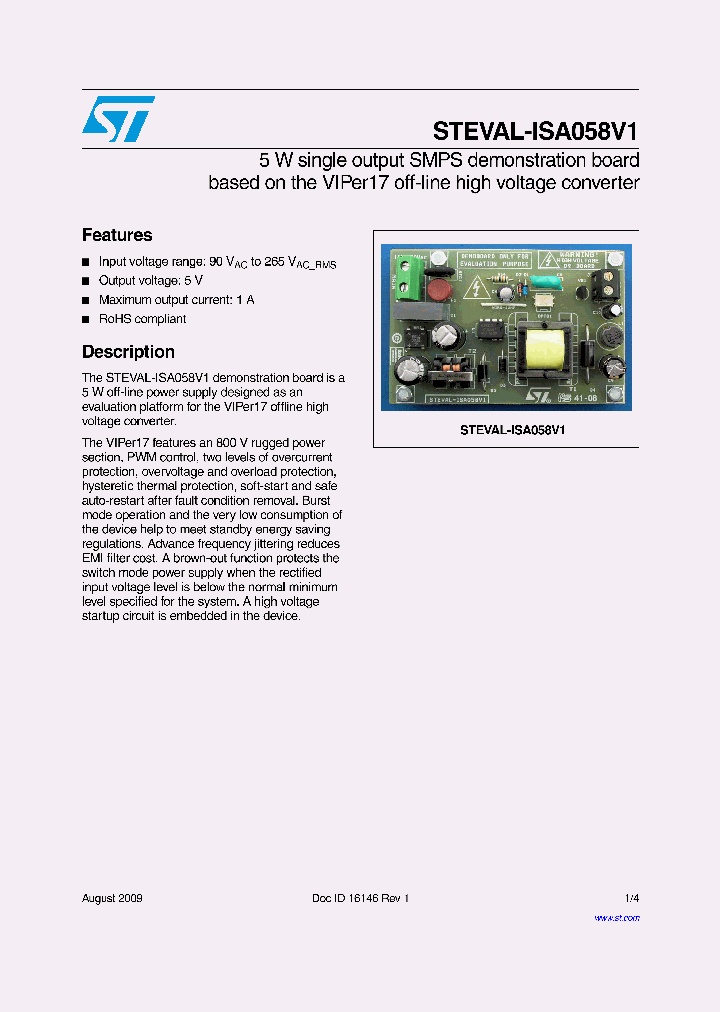 STEVAL-ISA058V1_7093210.PDF Datasheet