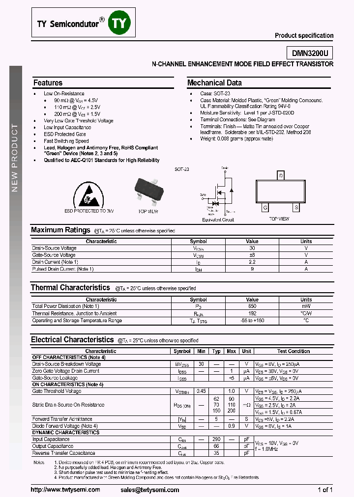 DMN3200U_7193496.PDF Datasheet