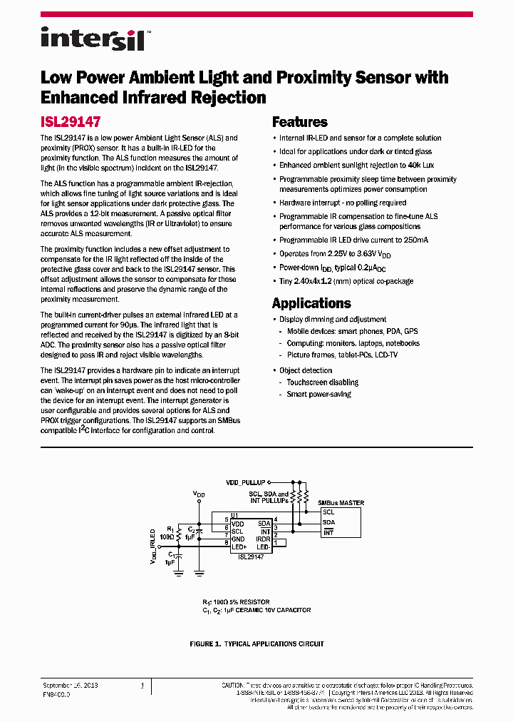 ISL29147_7231266.PDF Datasheet