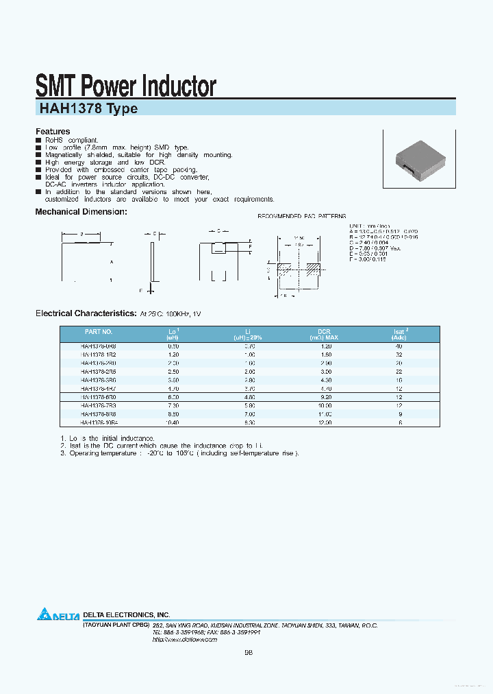 HAH1378_7245112.PDF Datasheet