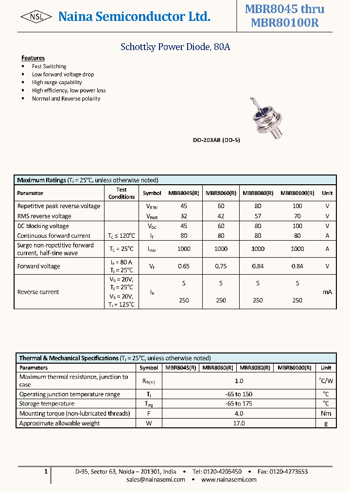 MBR8080R_7269166.PDF Datasheet