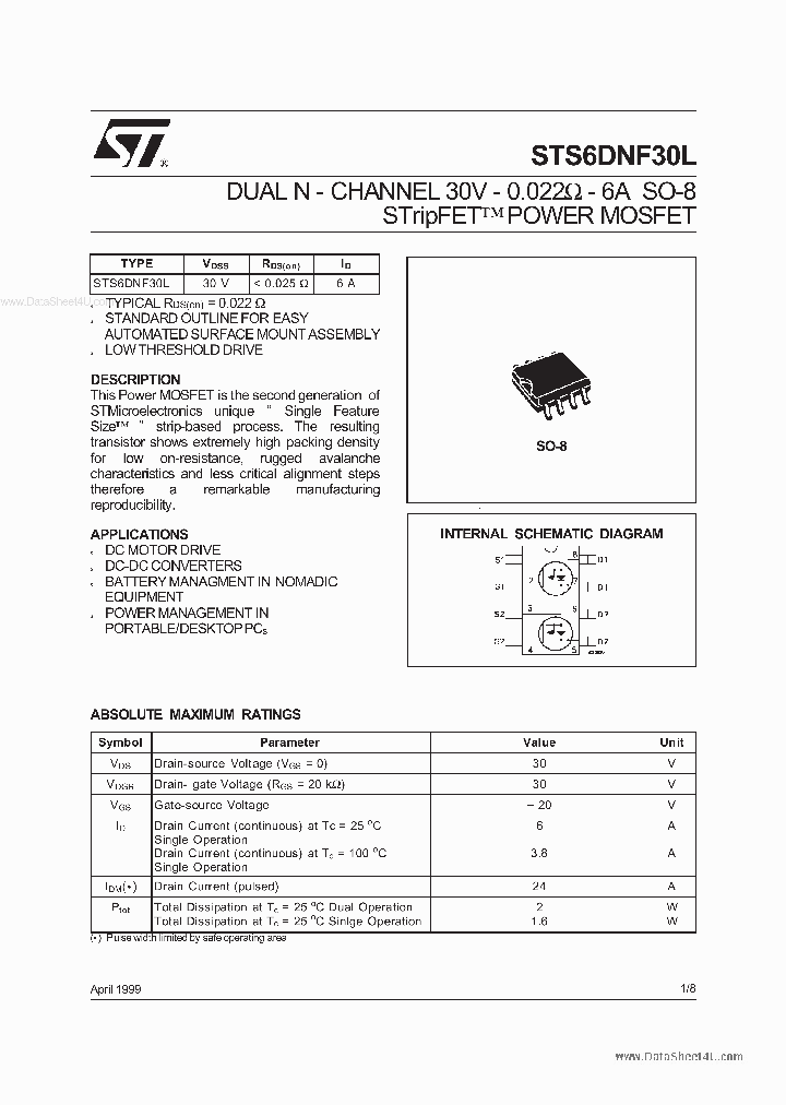 STS6DNF30L_7300371.PDF Datasheet