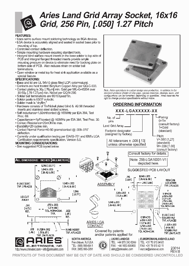 256-LGA16001-W0_7314060.PDF Datasheet