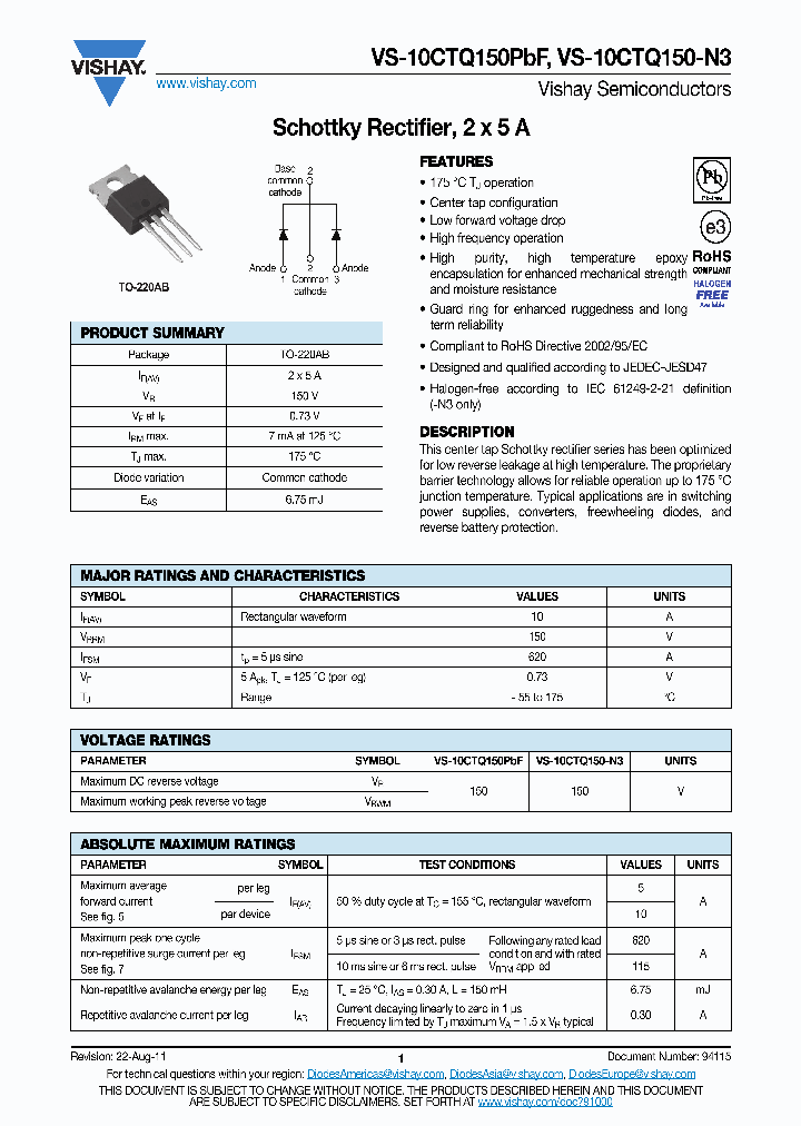 10CTQ150-1_7314828.PDF Datasheet