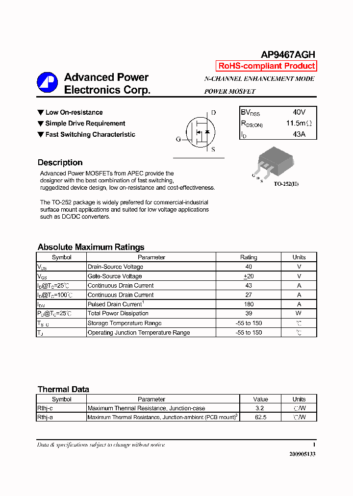 AP9467AGH_7357132.PDF Datasheet