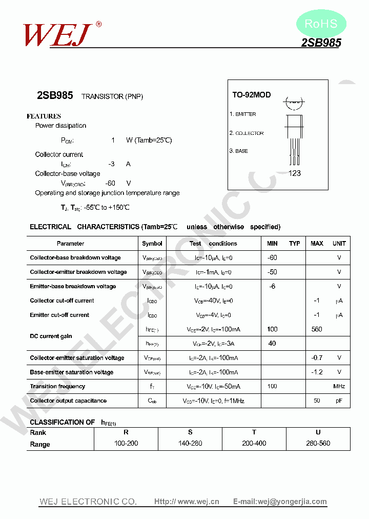 2SB985_7422039.PDF Datasheet