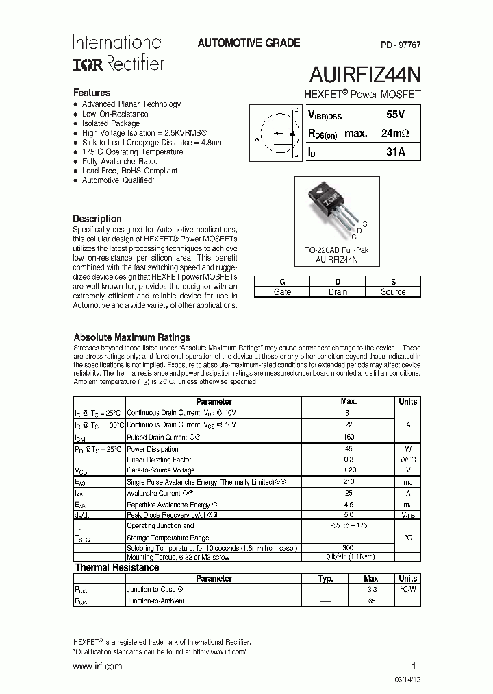 AUIRFIZ44N_7536572.PDF Datasheet