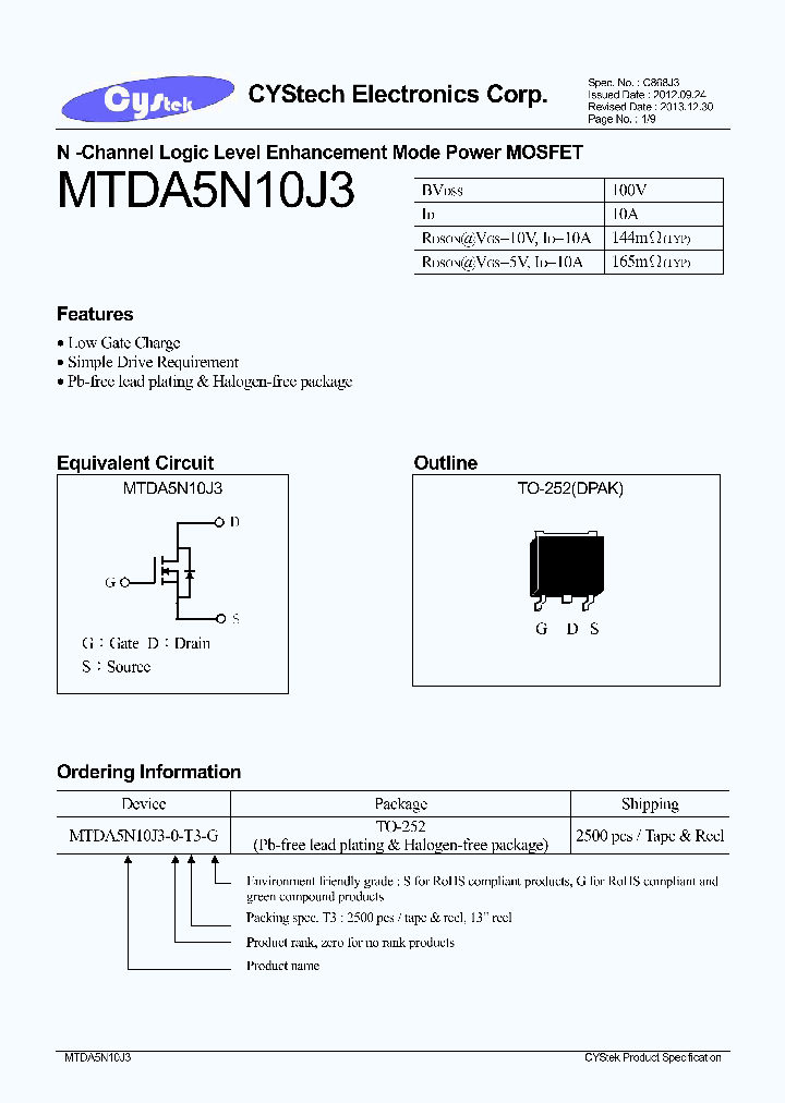 MTDA5N10J3_7574056.PDF Datasheet