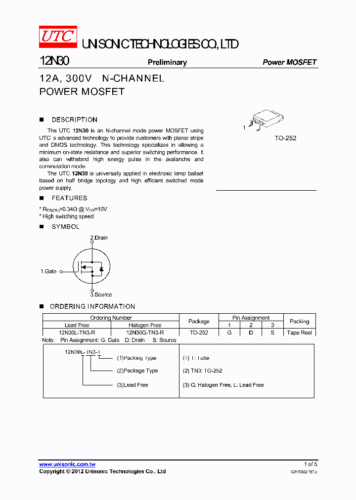 12N30G-TN3-R_7593768.PDF Datasheet