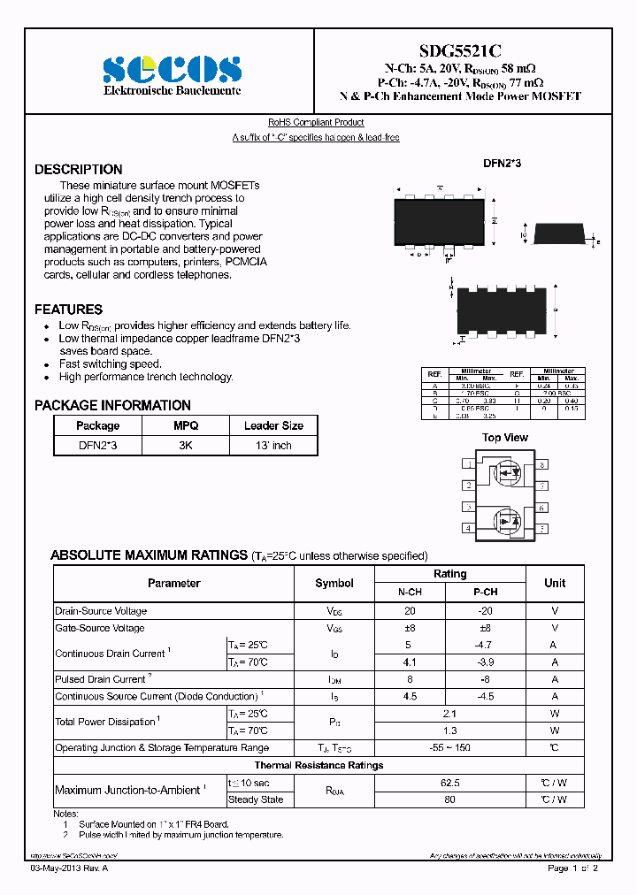 SDG5521C_7610795.PDF Datasheet