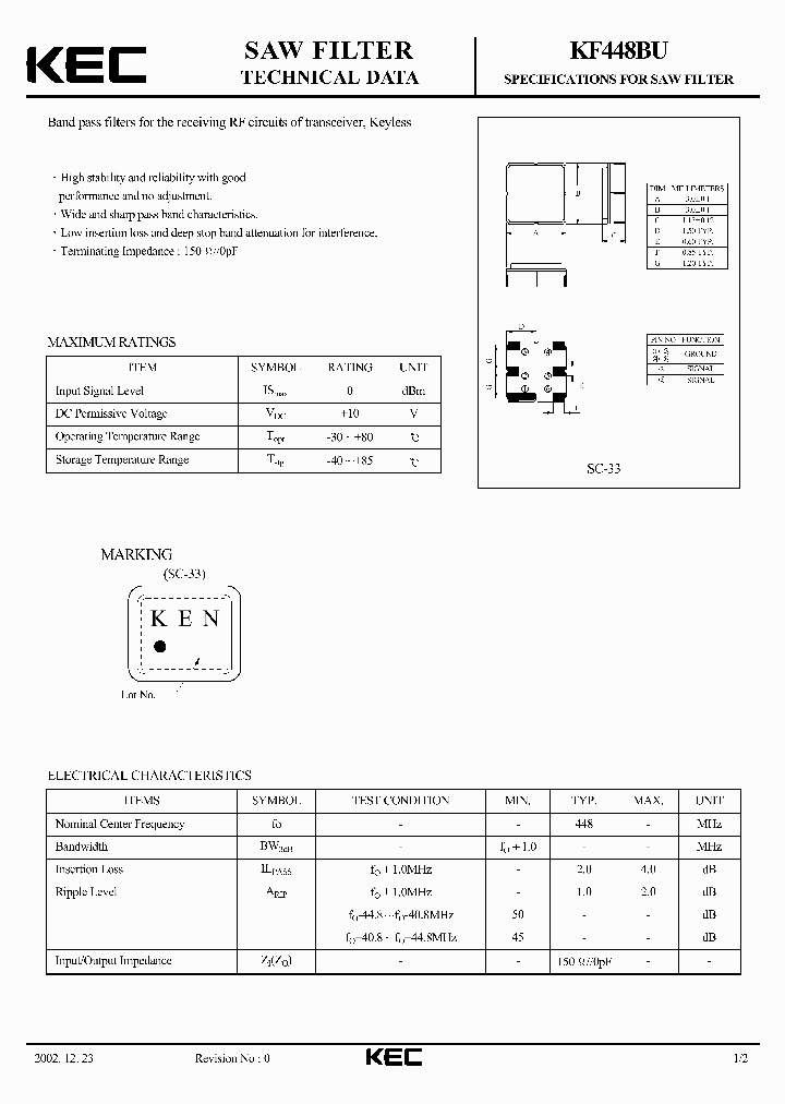 KF448BU_7687667.PDF Datasheet