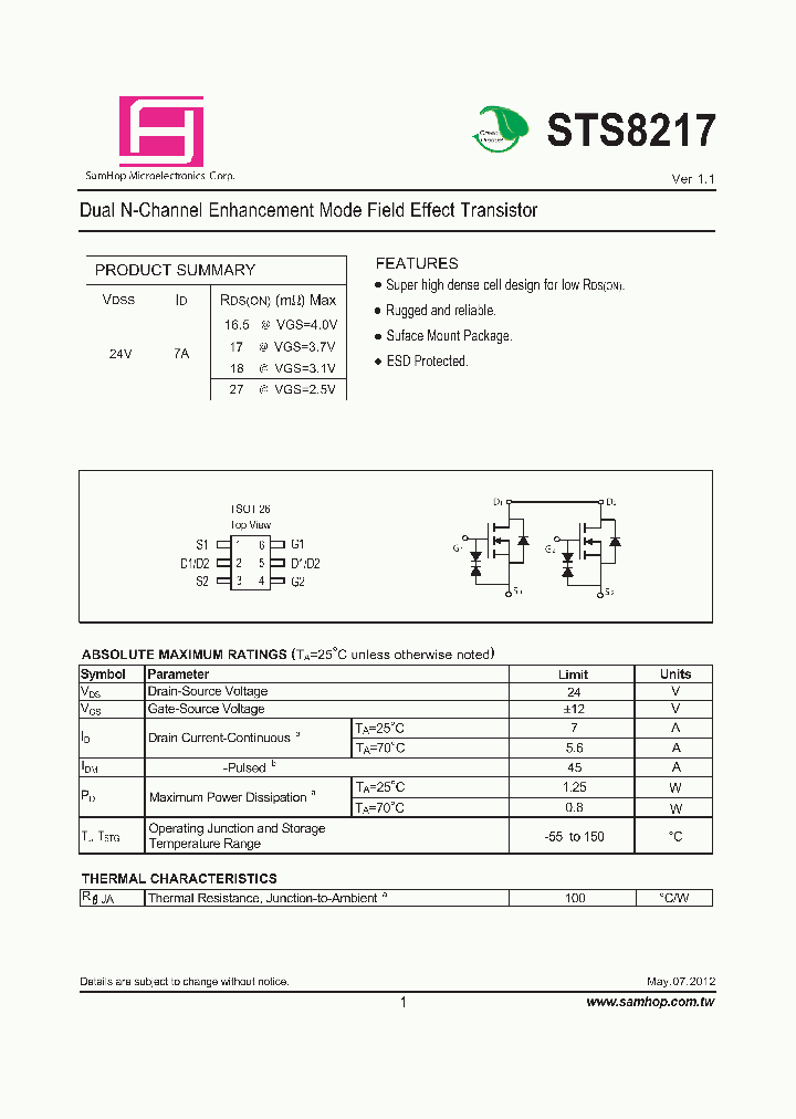 STS8217_7731037.PDF Datasheet