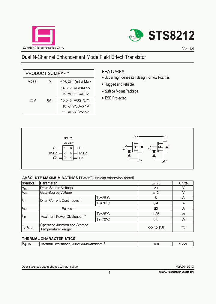 STS8212_7731038.PDF Datasheet