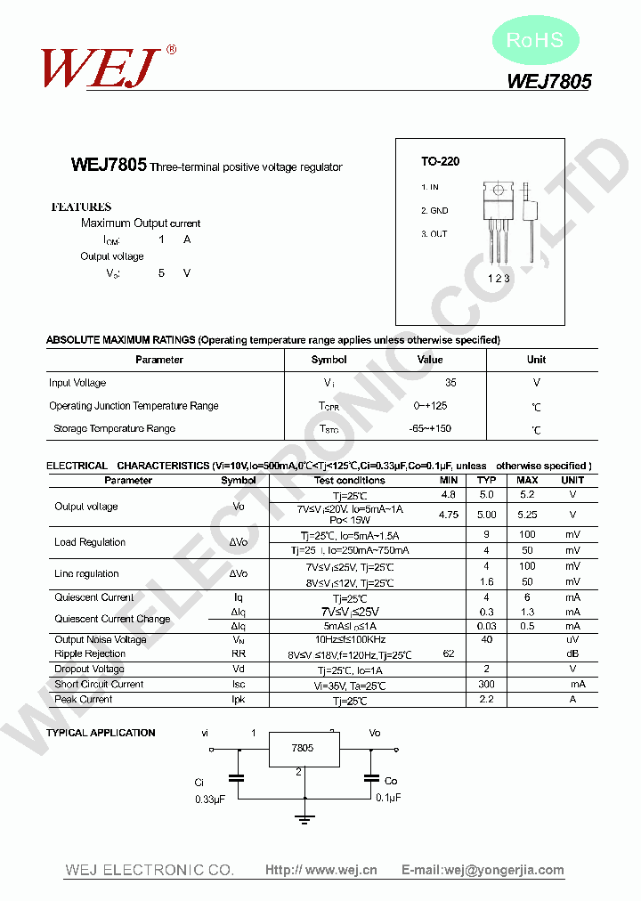 WEJ7805_7741607.PDF Datasheet