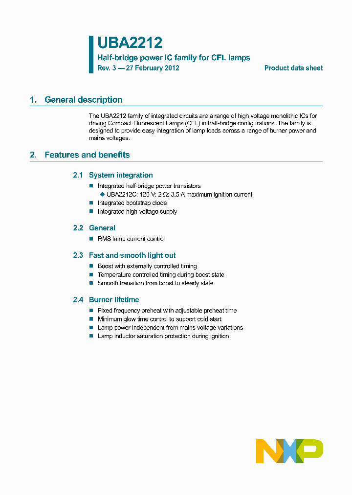 UBA2212CP_7765958.PDF Datasheet