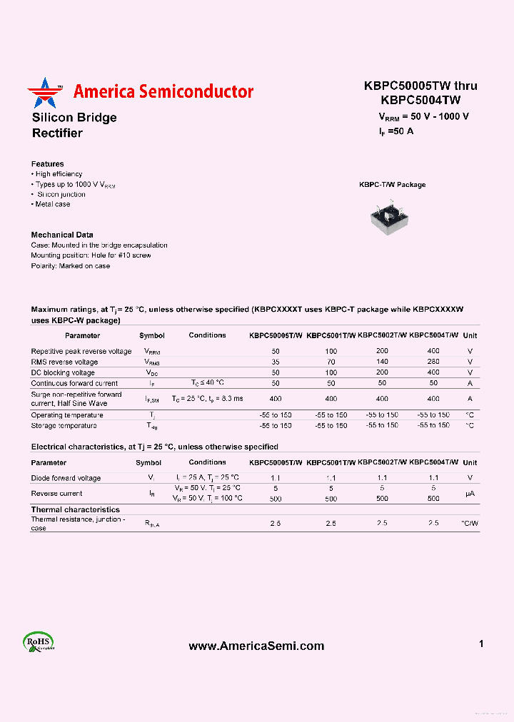 KBPC5001W_7751997.PDF Datasheet