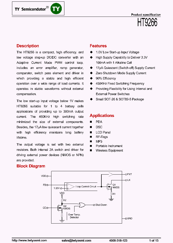 HT9266_7822061.PDF Datasheet