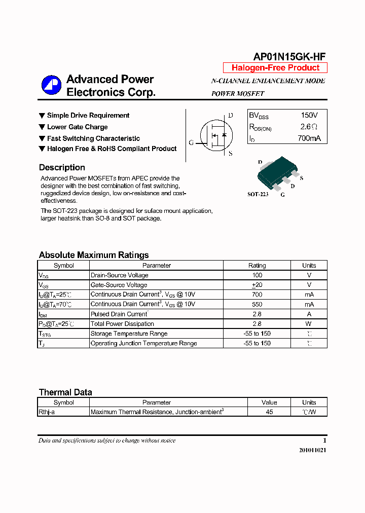 AP01N15GK-HF_7863690.PDF Datasheet